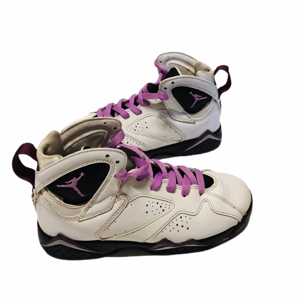 Air Jordan Retro 7 White Fuschia Glow Women’s 5.5